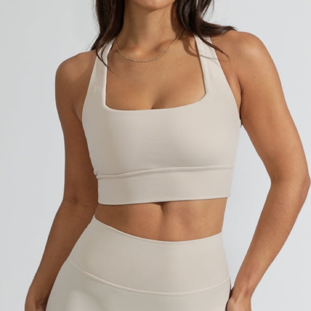 Buff Bunny Revolution Sports Bra Ivory Women's XXXL